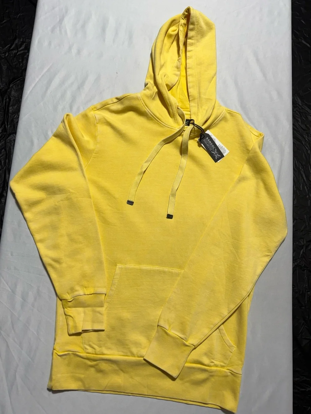 Kangol Sunlit Yellow Hooded Sweatshirt